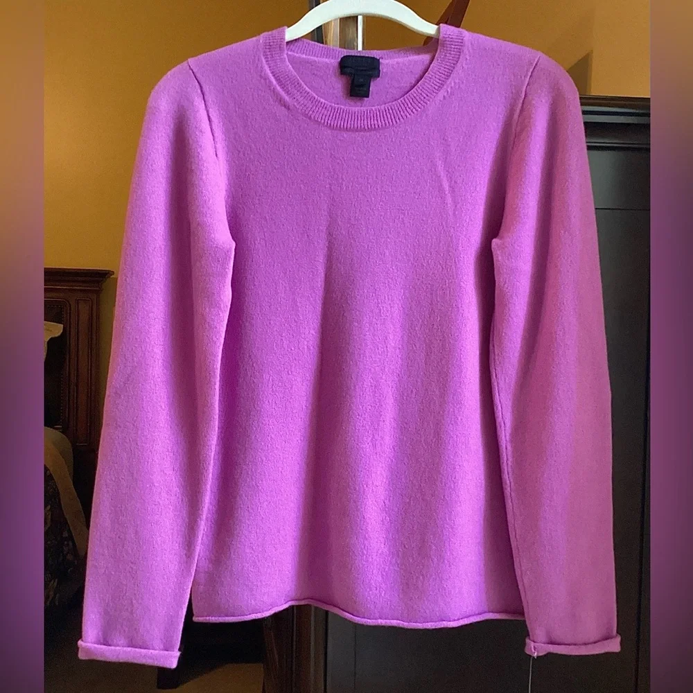 NWT J.CREW 100%Cashmere Sweater. M - Picture 6 of 14